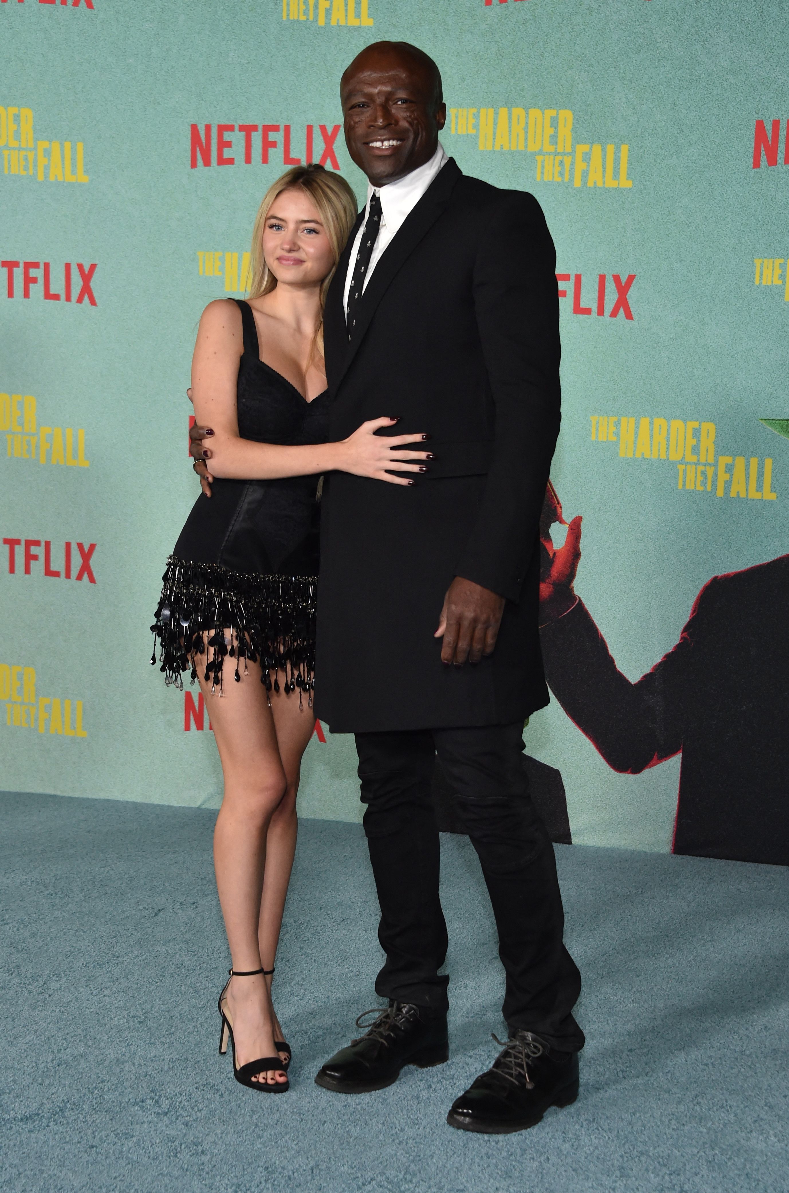 Leni Klum und ihr Adoptivvater Seal