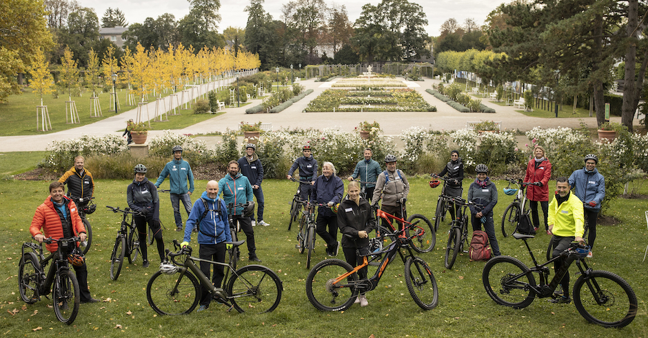 Die Teilnehmer beim Bosch Business Trekking Day | Credit: Bosch