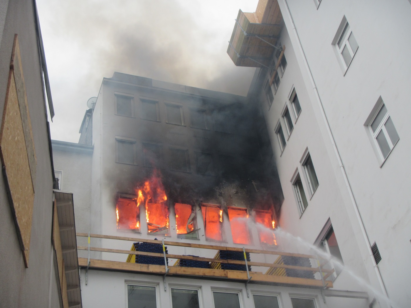 Brand in der Grazer Neutorgasse