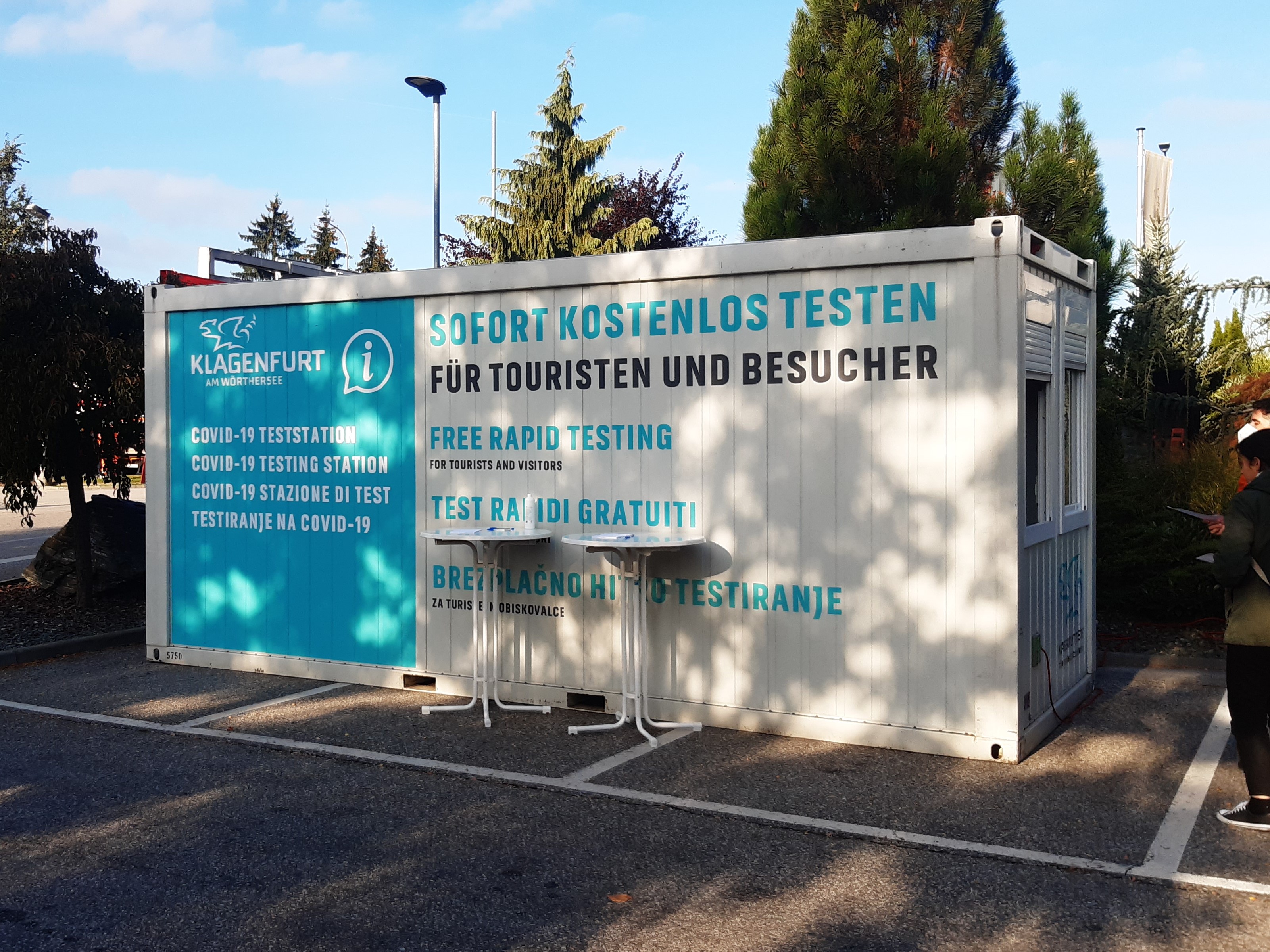 Testcontainer in der Rosentaler Straße