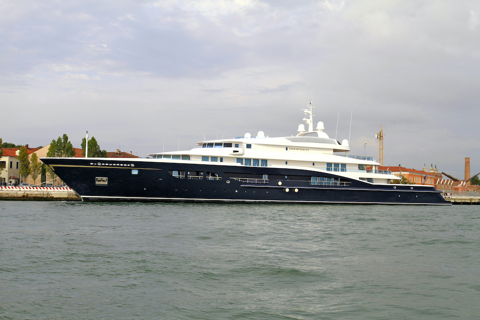 Die Yacht von Heidi Horten
