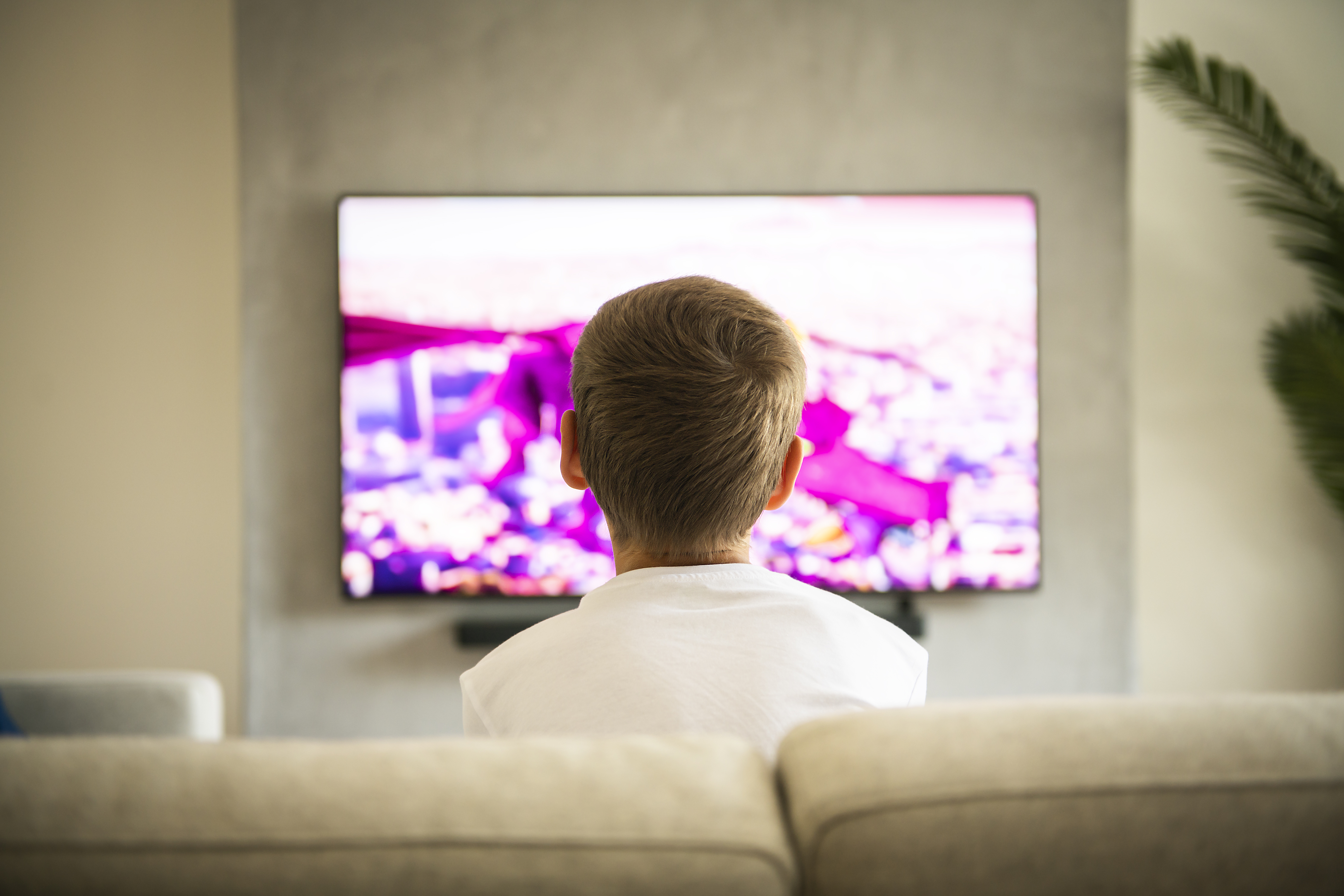 Riesiger Fernseher | Credit: Getty Images/iStockphoto