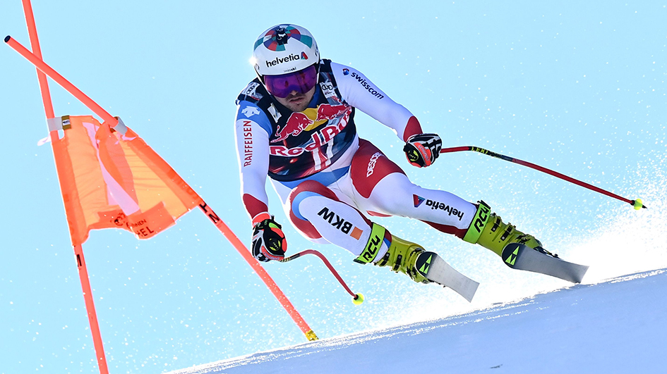 Der Schweizer Skifahrer Urs Kryenbühl