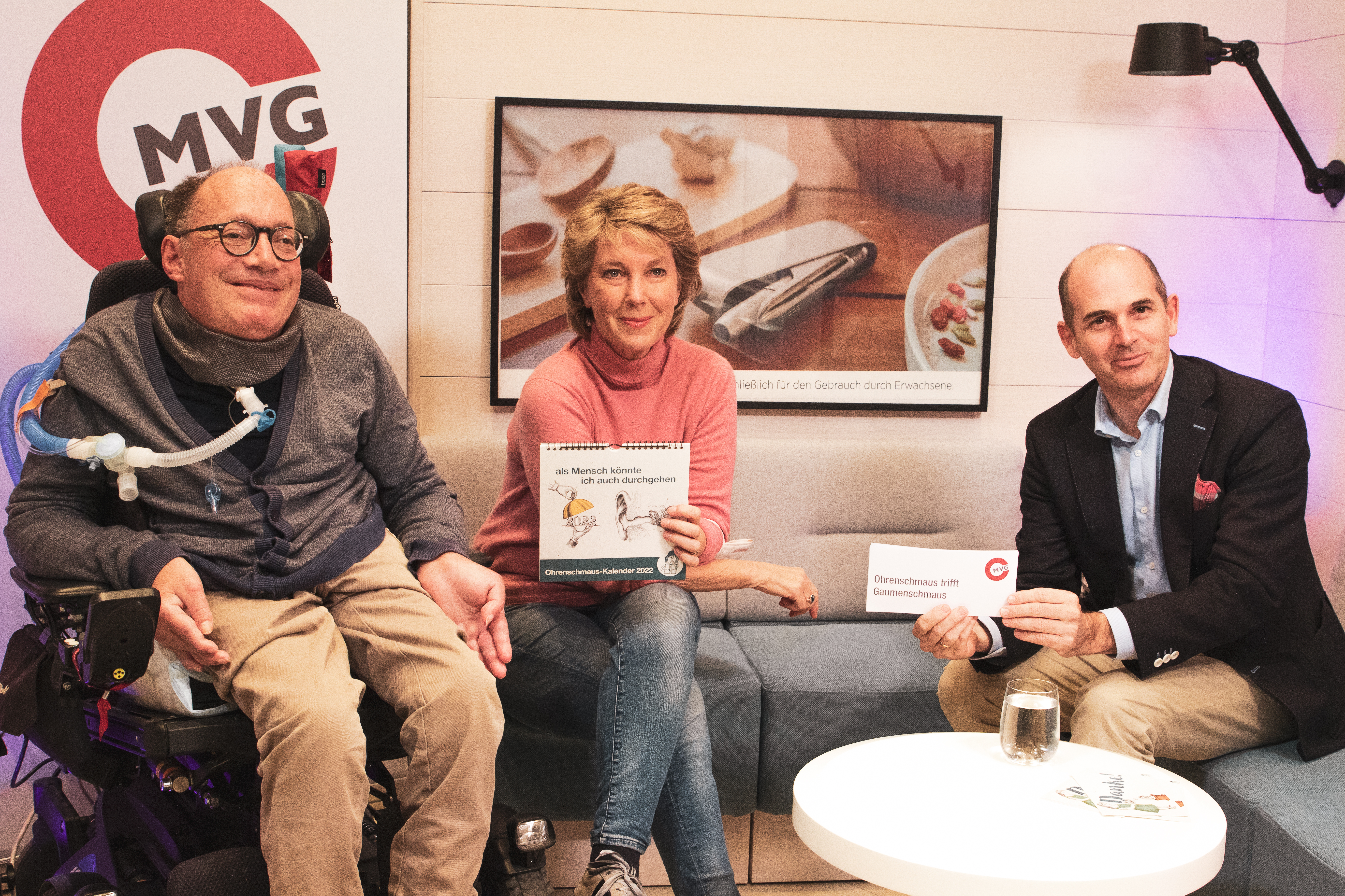 Präsentation der Spendenkampagne in einer Trafik | Credit: www.mvg.at