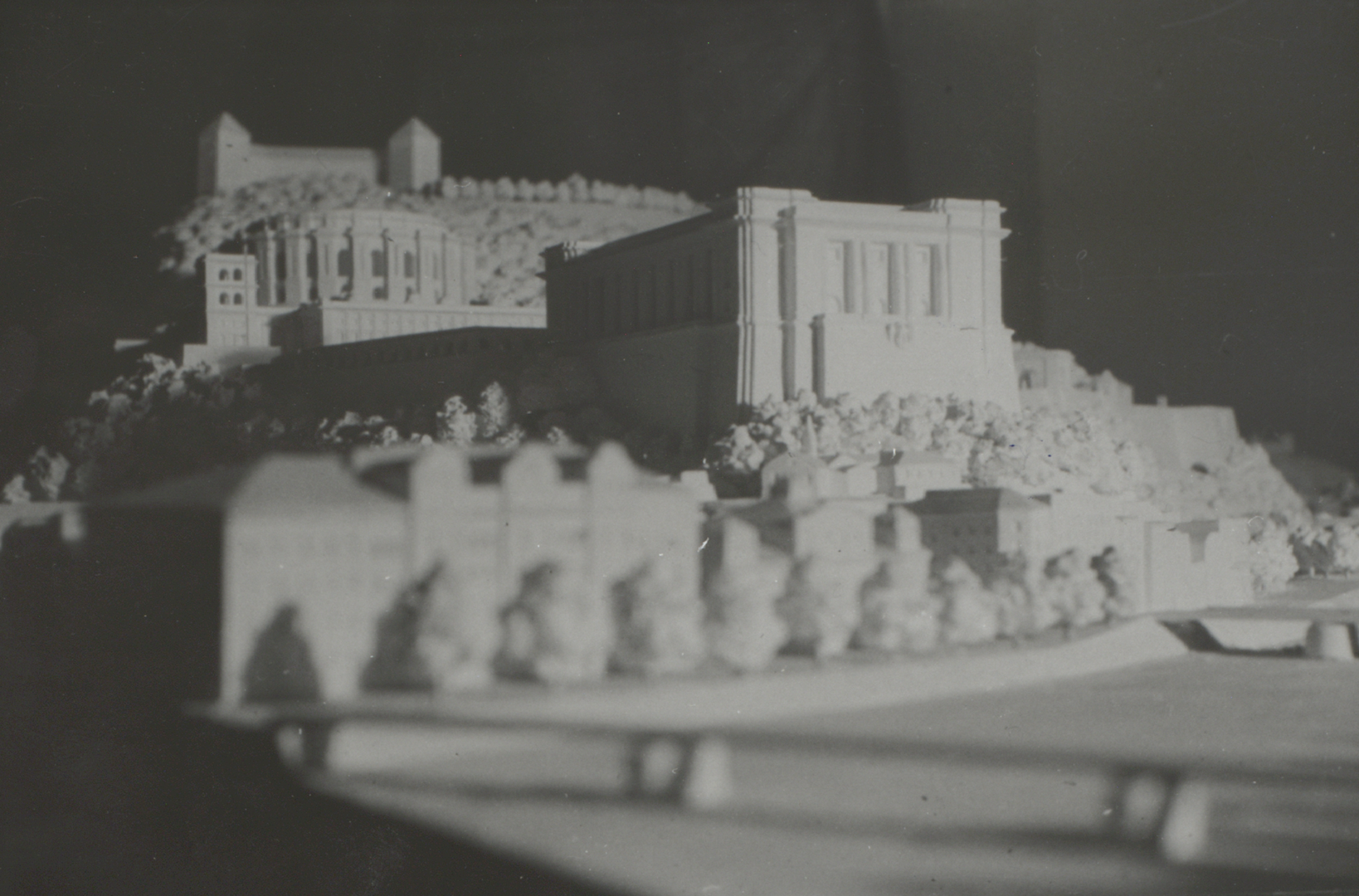 Modell: Gauforum | Credit: Stadtarchiv Salzburg/Nachlass Otto Strohmayr