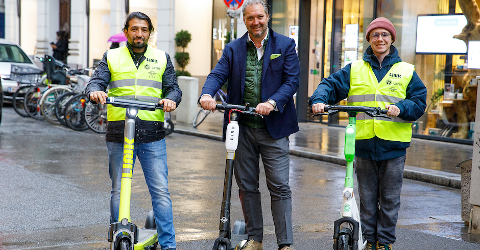 E-Scooter-Sheriffs auf Wiens Straßen | Credit: Florian Wieser