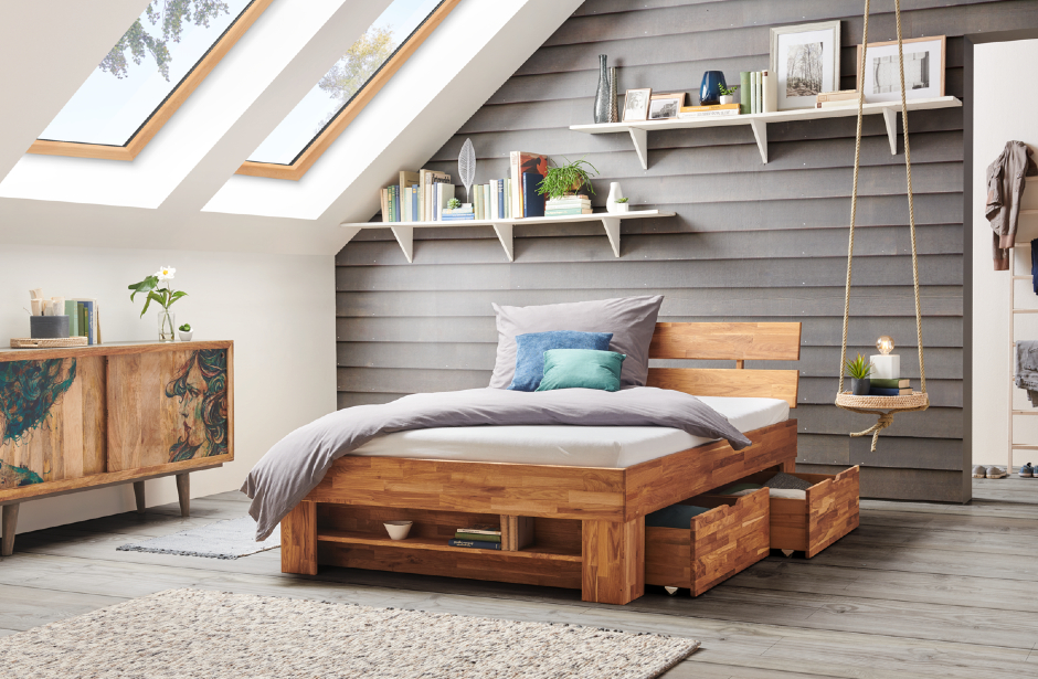 Schlafzimmer mit maritimem Look | Credit: XXXLutz