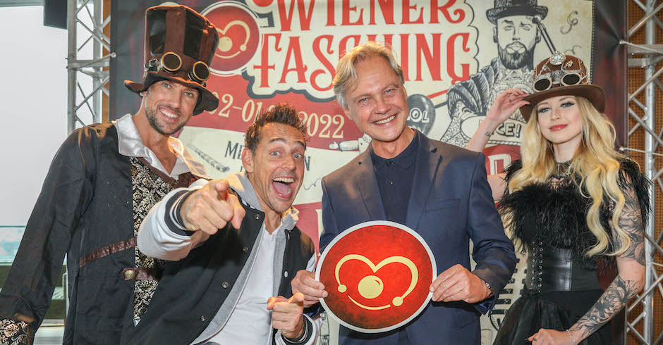 Bei der Programmpräsentation des Wiener Faschings. | Robin Consult/Lepsi