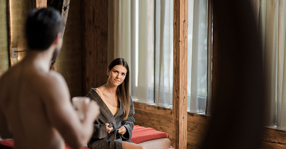 Junges Paar in der Vitalwelt Bad Schallerbach | Credit: Oberösterreich Tourismus GmbH/Robert Maybach