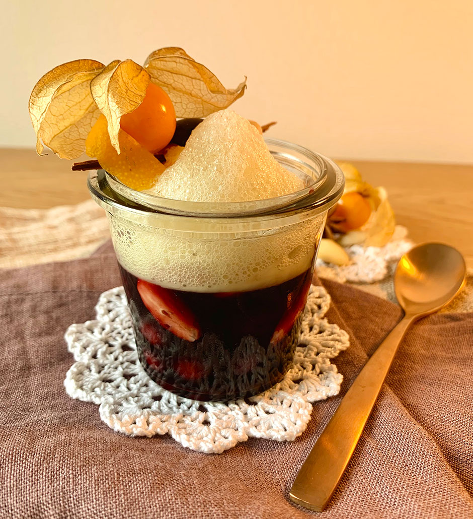 Engelsglöggchen mit Orangenschaum | Credit: Bettina FleissWi