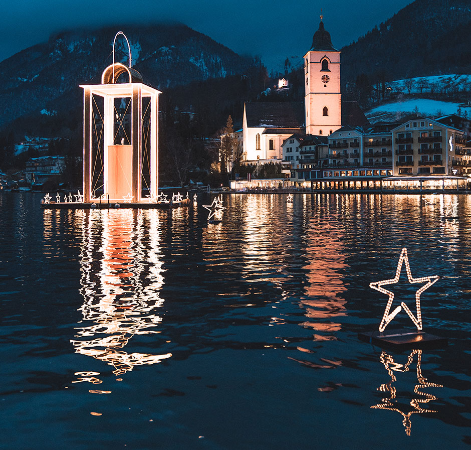 Weihnachtszauber auf dem Wolfgangsee | Credit: Oberösterreich Tourismus GmbH/Robert Maybach