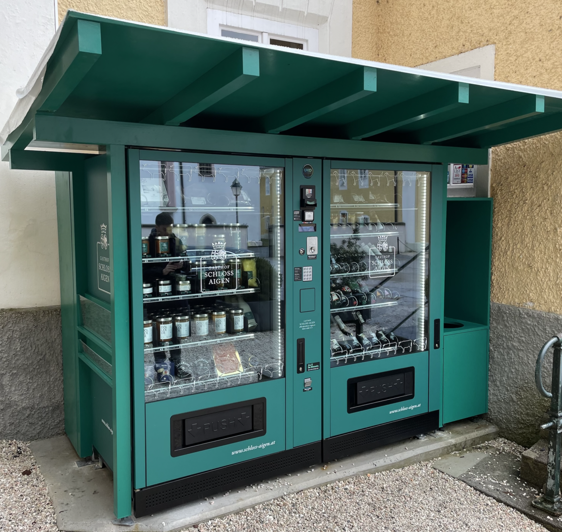 Essensautomat beim Gasthof Schloss Aigen | Credit: UKO