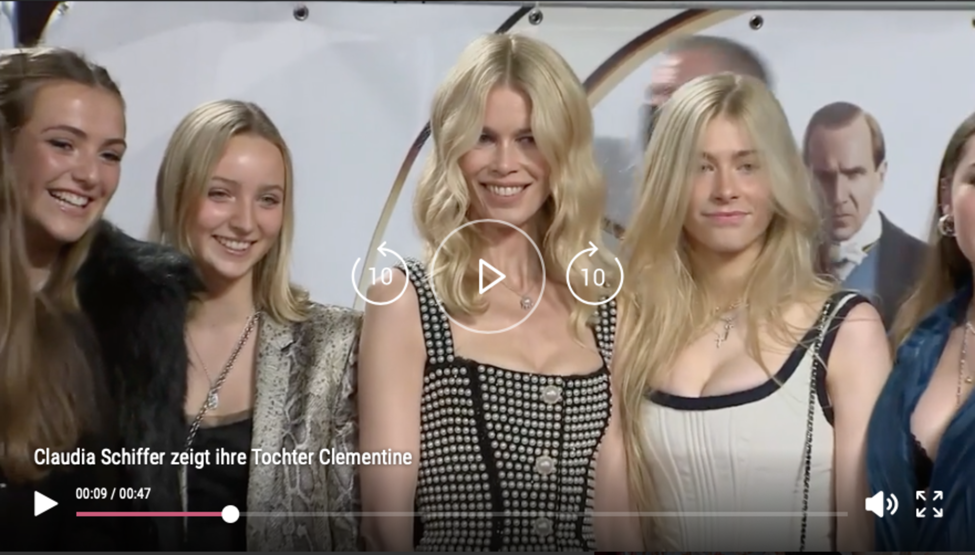 Claudia Schiffer mit Tochter Clementine