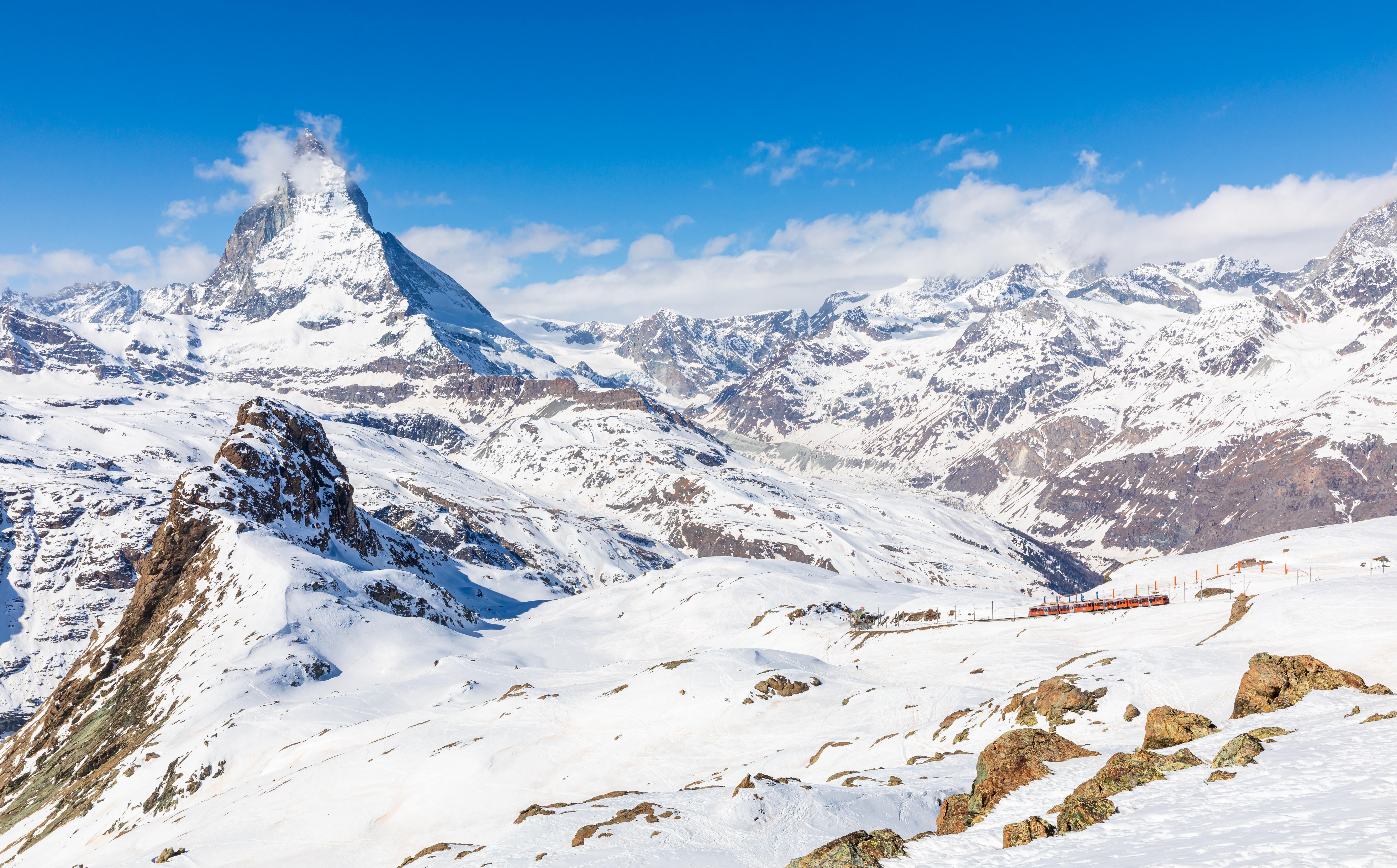 Das Matterhorn in der Schweiz