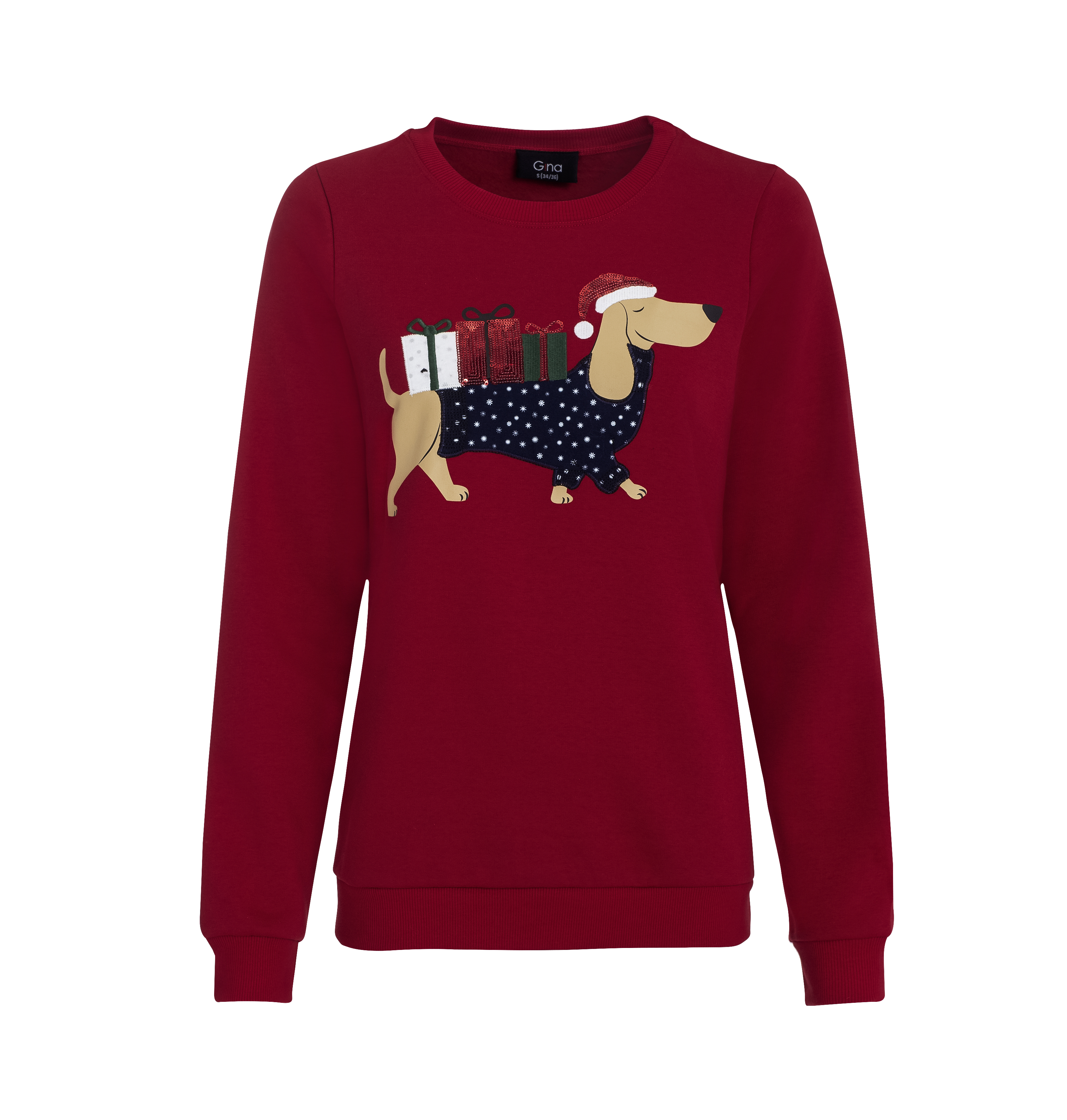 Pullover mit Dackel-Motiv