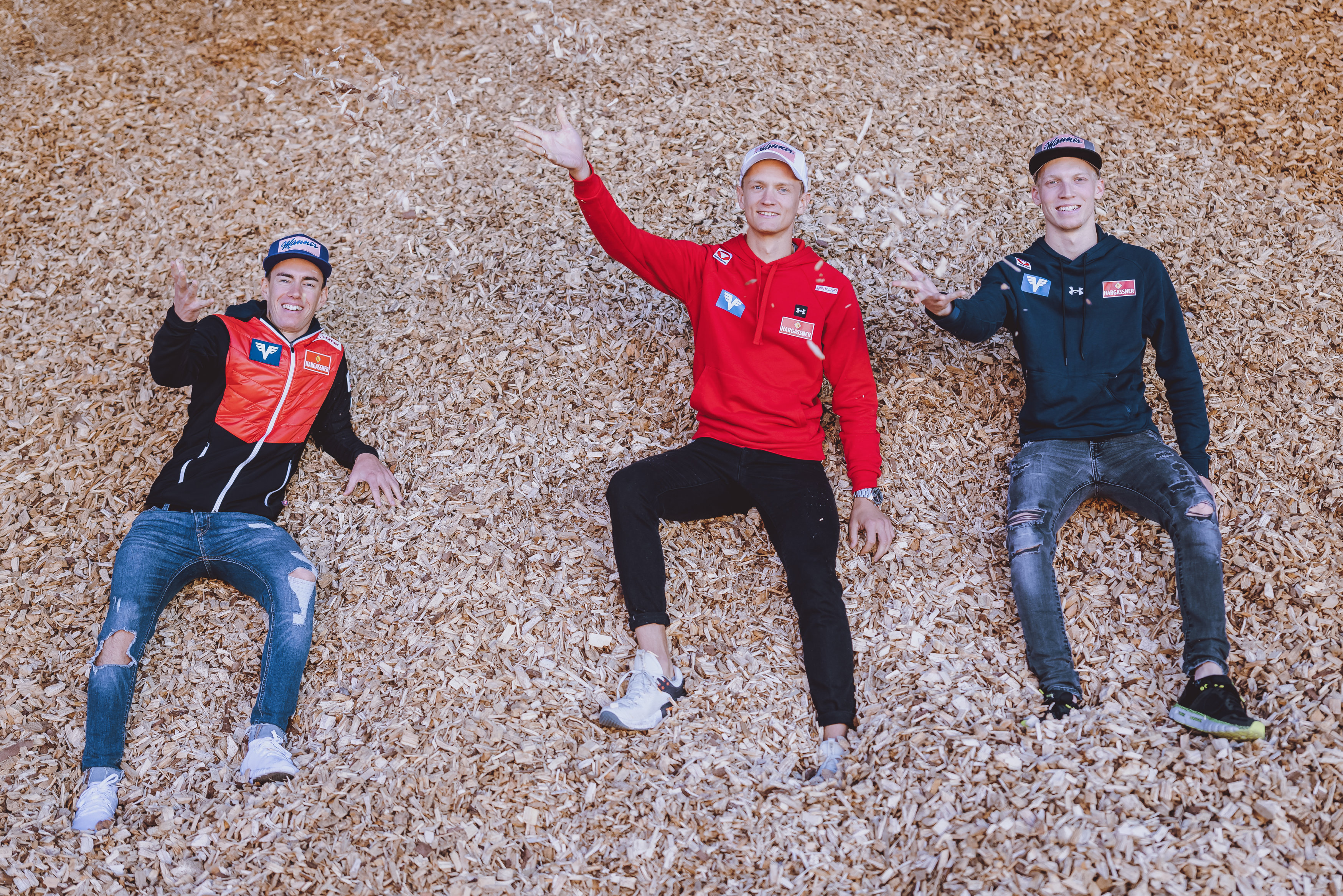 Salzburgs Adler-Trio | Credit: JFK / EXPA / picturedesk.com