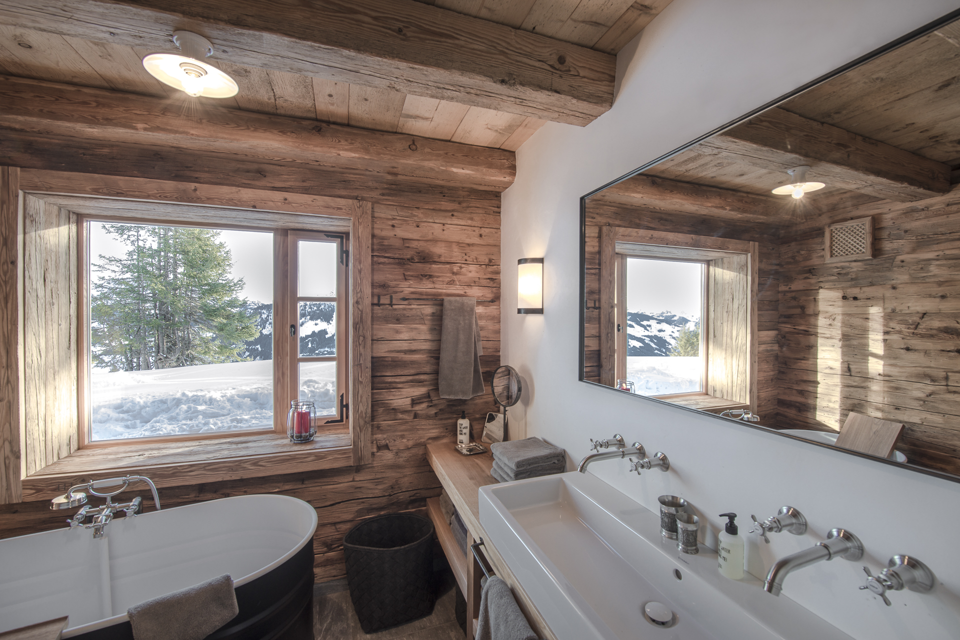 Stilvolles Badezimmer | Credit: Michael Werlberger/Bärdenbadalm