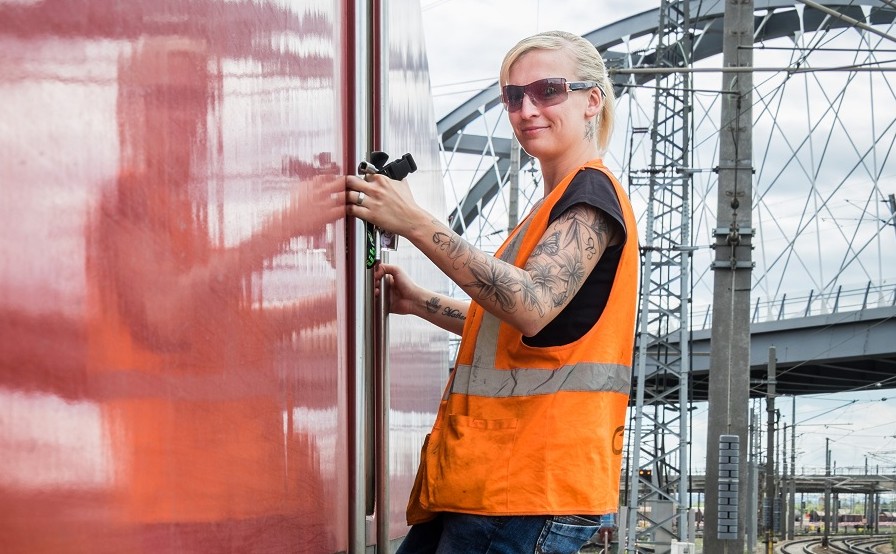 Triebfahrzeugführerin