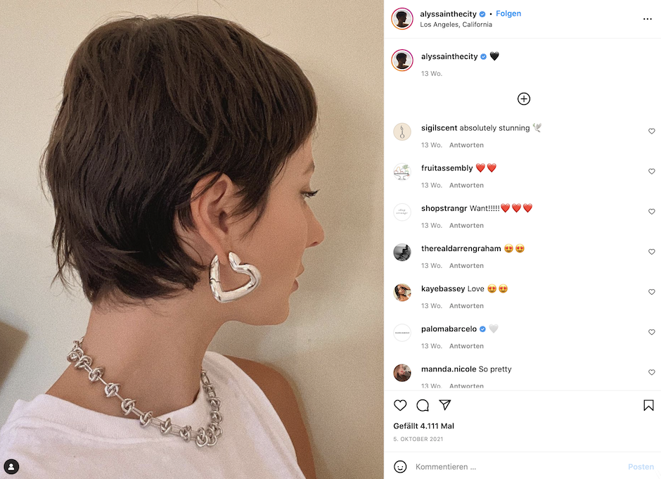 Screenshot Instagram