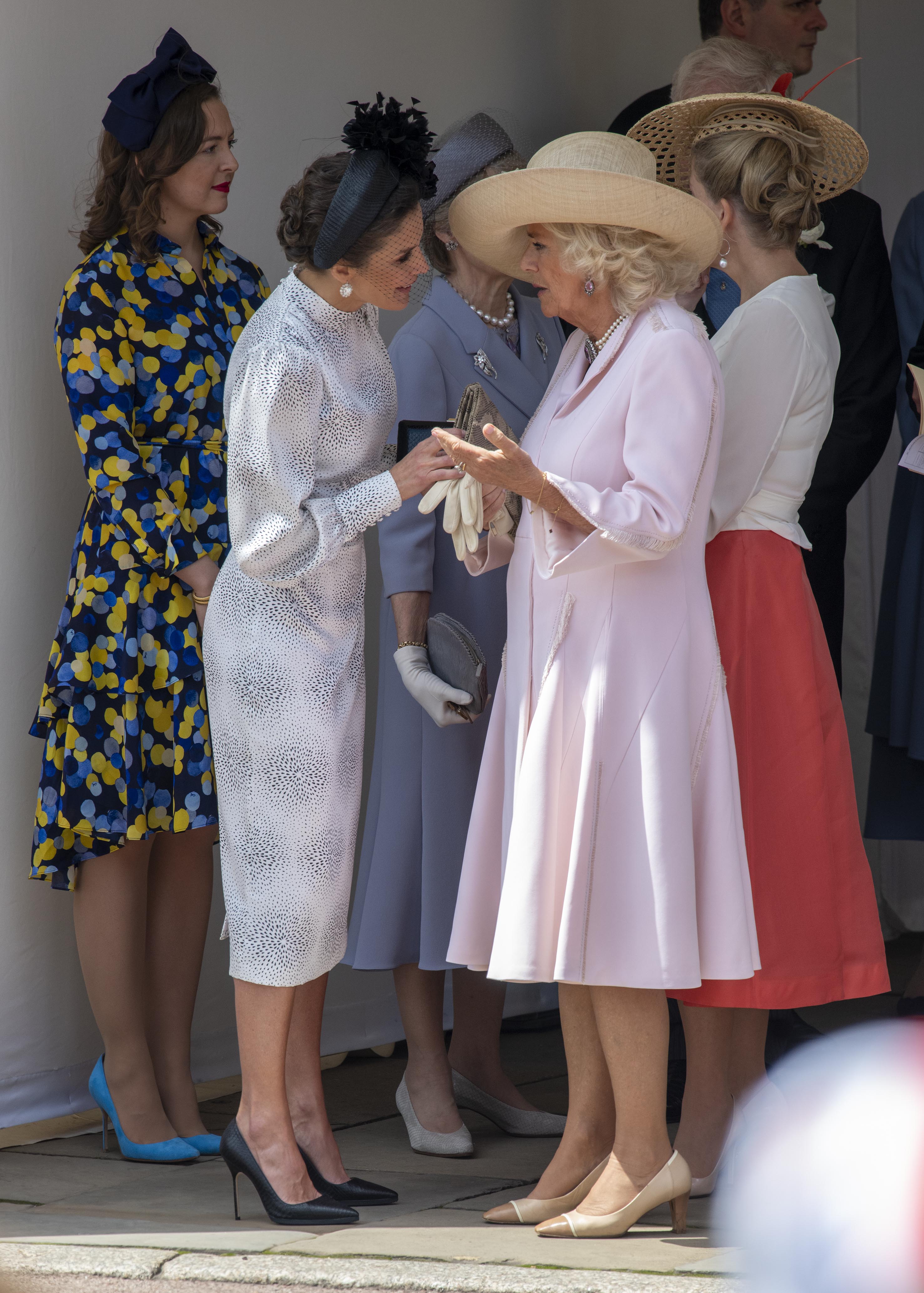 Letizia mit Herzogin Camilla