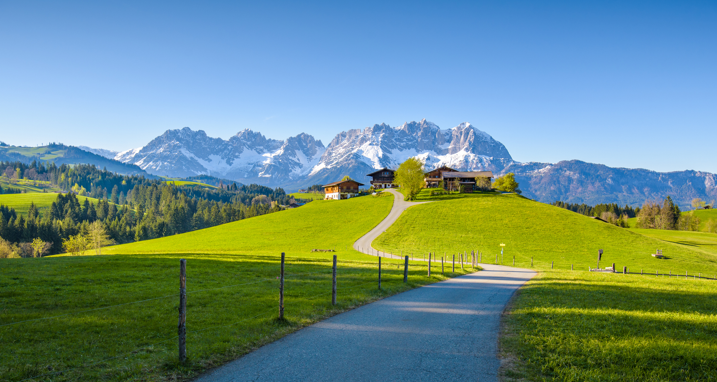 Alpenidylle vorm Wilden Kaiser | Credit: iStock.com/auerimages