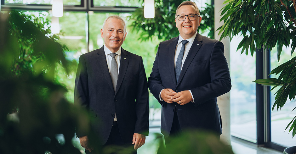 Die Energie Steiermark-Vorstände Christian Purrer und Martin Graf