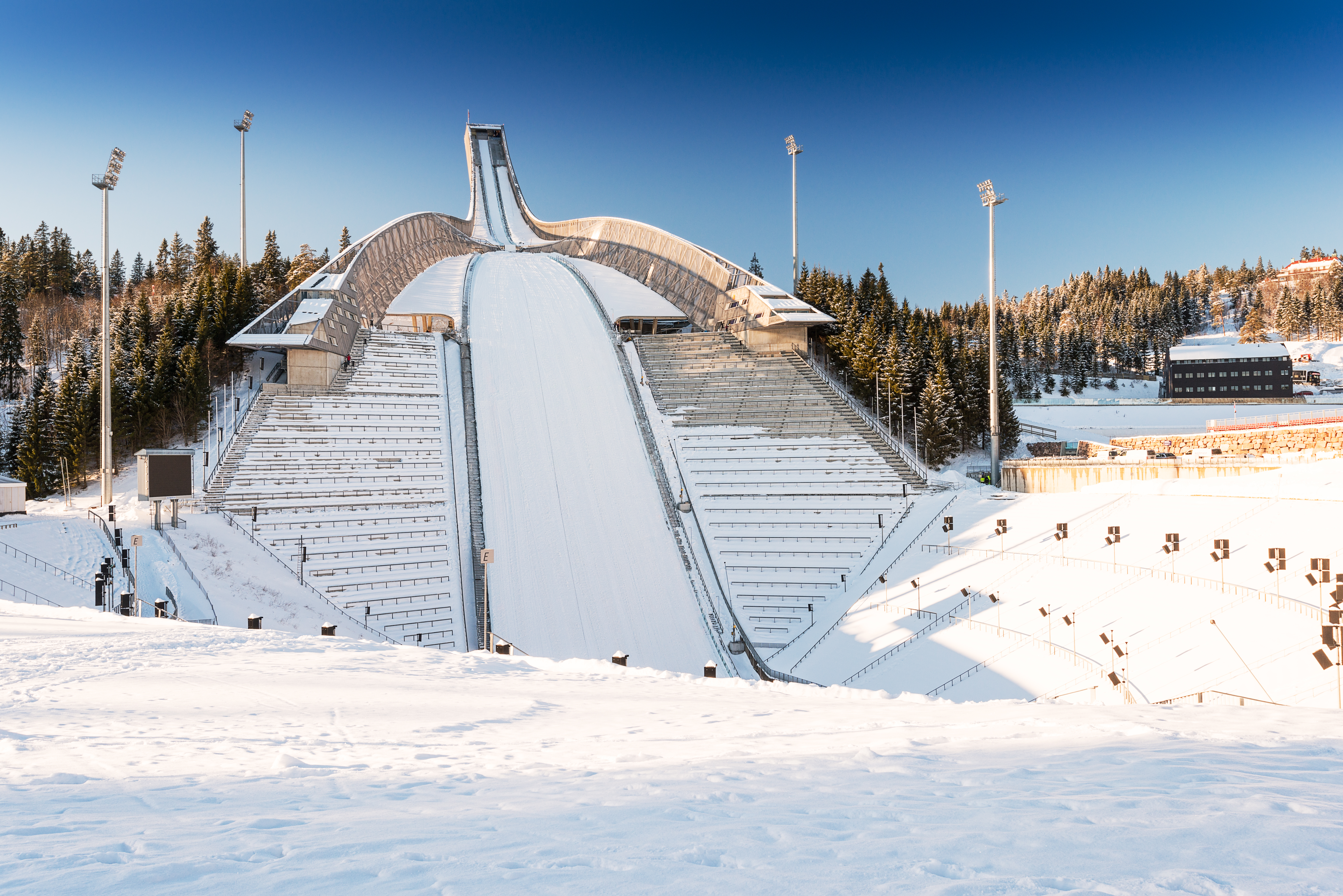 Die Skisprungschanze Holmenkollen