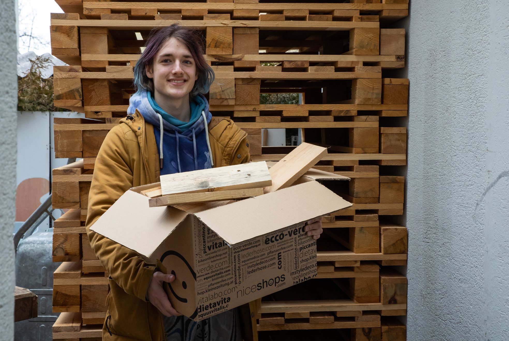 Gratis-Brennholz für Bedürftige