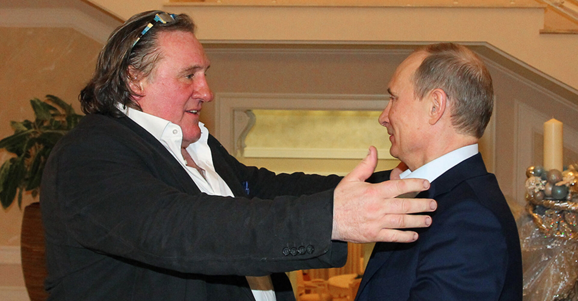 Gérard Depardieu und Wladimir Putin