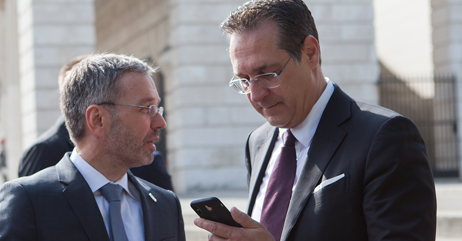 Herbert Kickl und Heinz Christian Strache