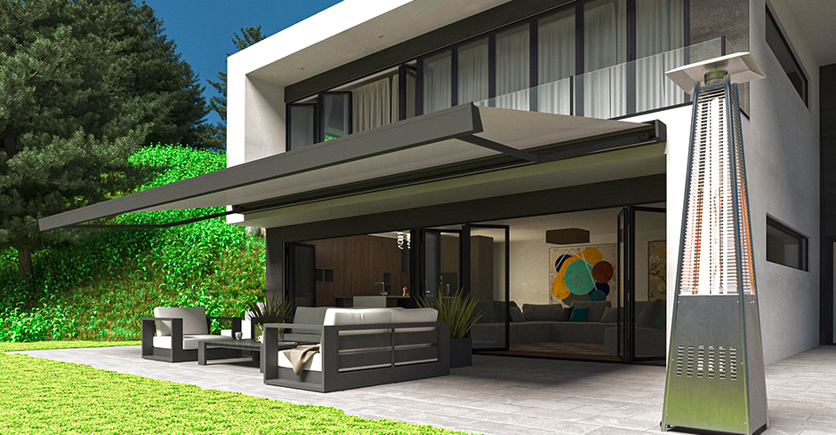 Die Gelenkarmmarkise der TRENDLINIE ARTBOX | Credit: WOUNDWO