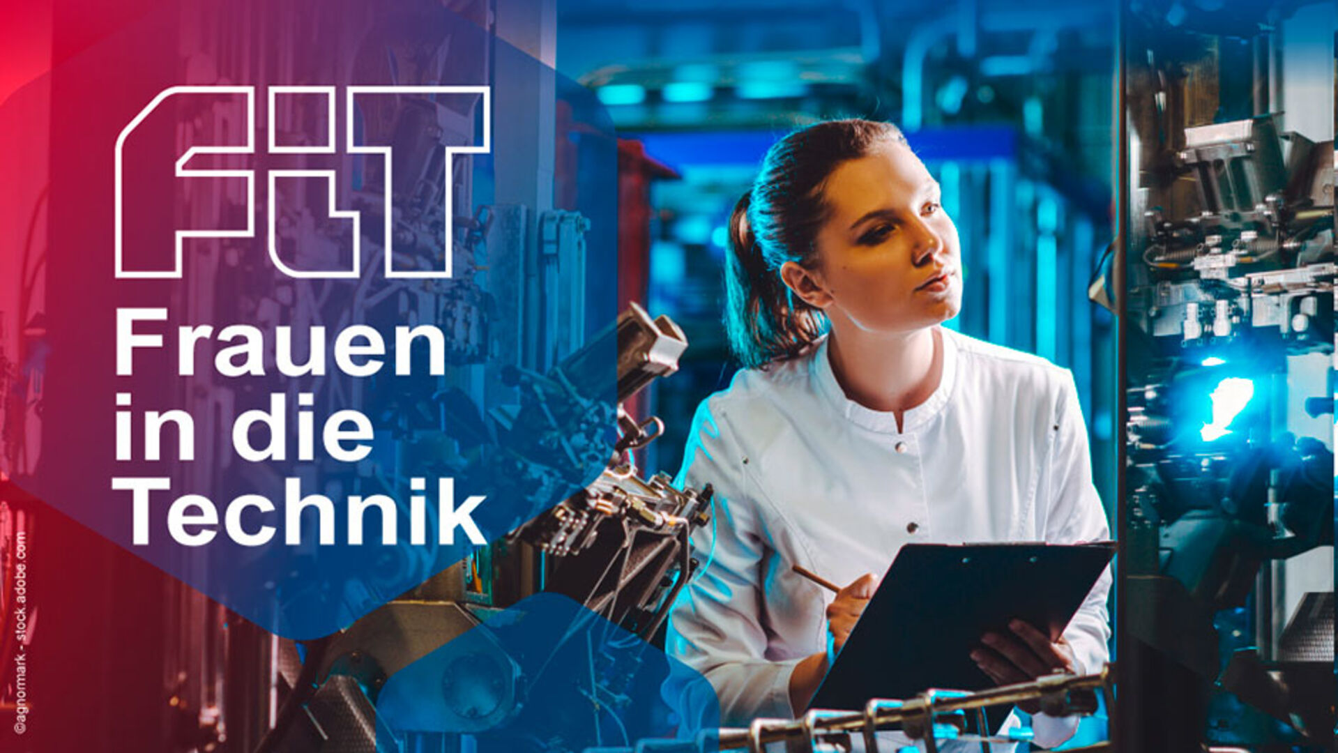 Junge Frau in technischem Beruf | Credit: stock.adobe.com/agnormark