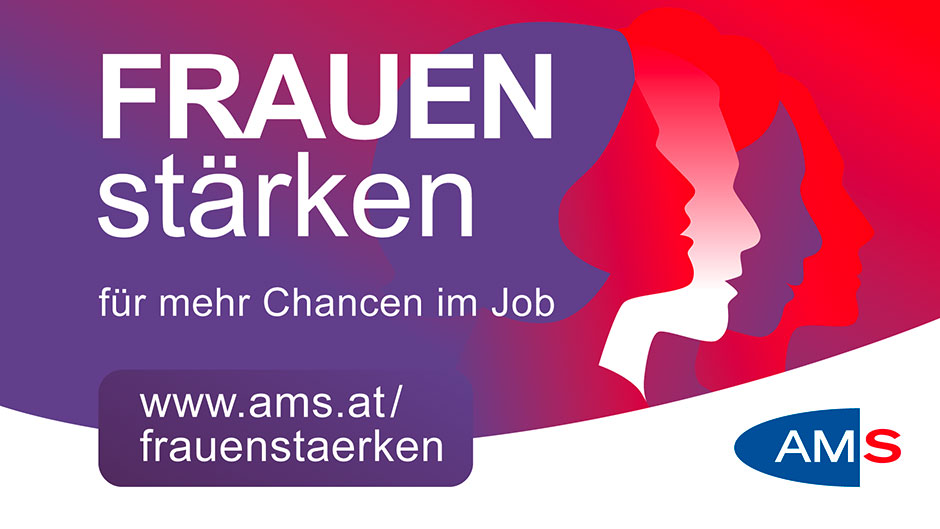 Plakat der Aktion &quot;Frauen stärken&quot; | Credit: AMS