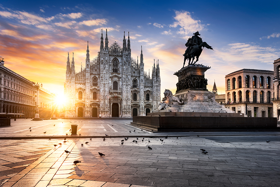 Der Piazza del Duomo in Mailand | Credit: iStock.com/ventdusud