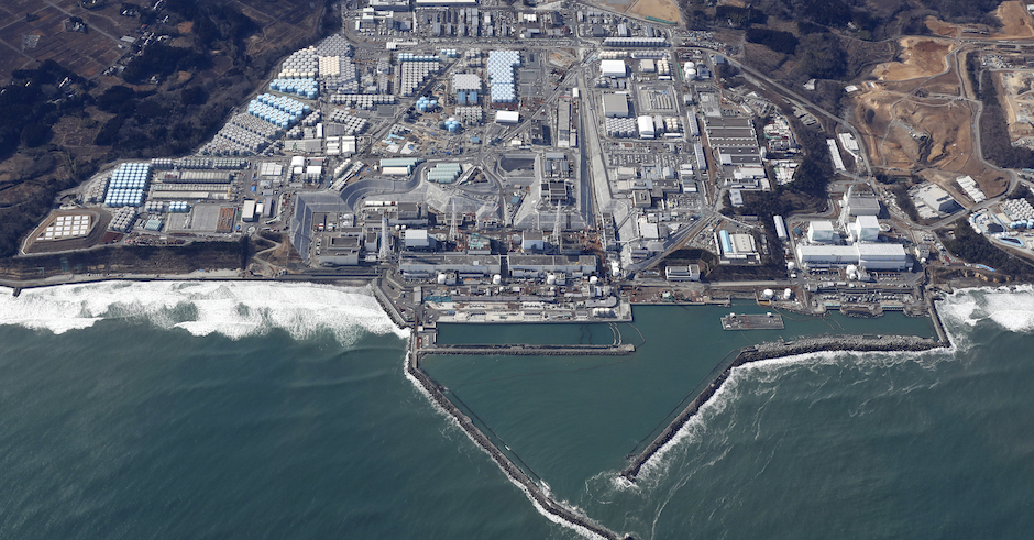 Blick von oben auf das AKW