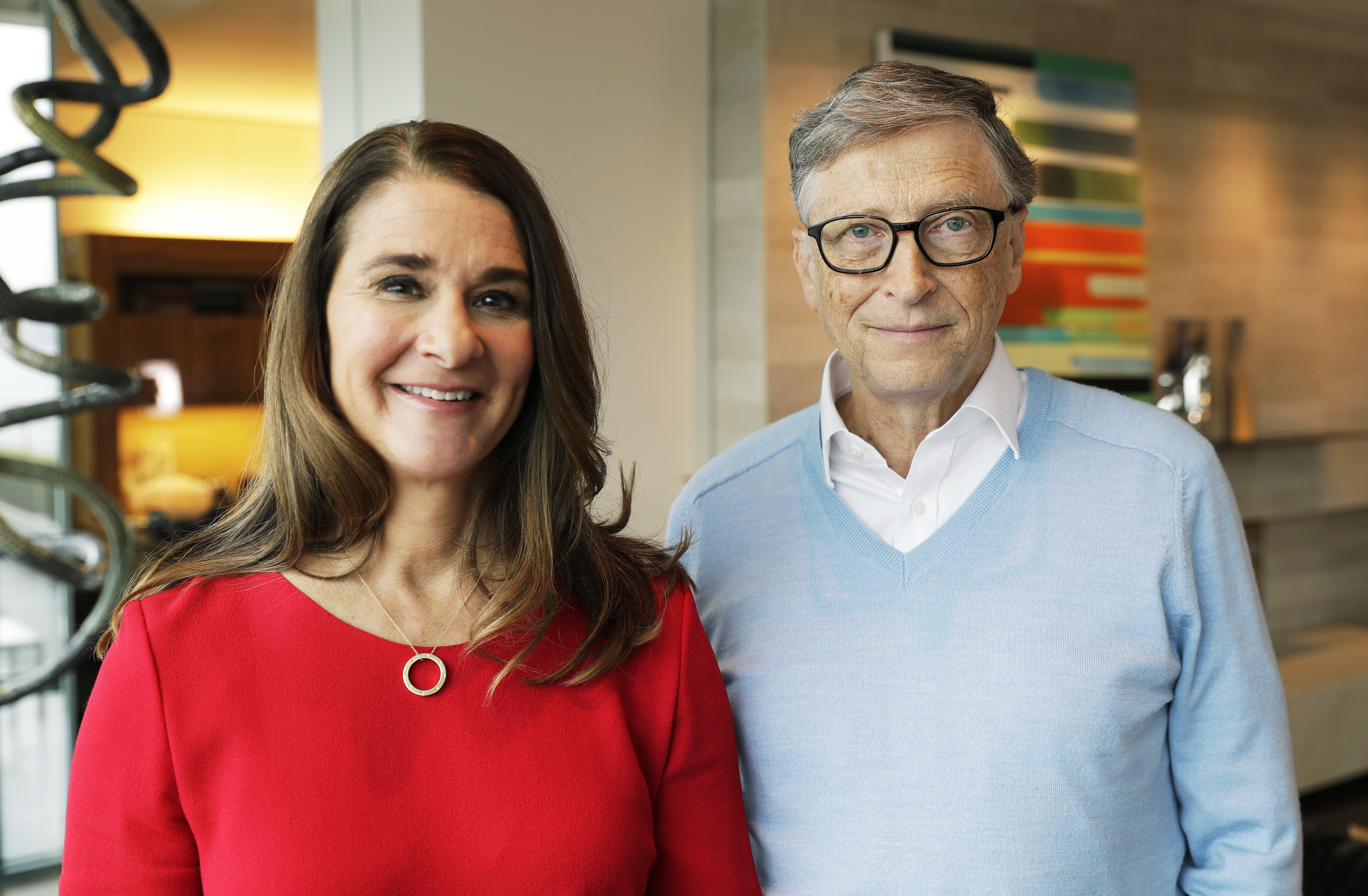 Melinda und Bill Gates
