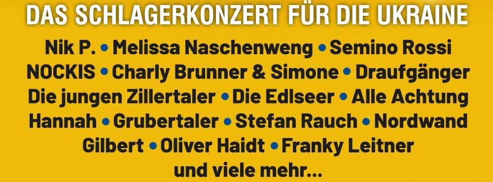 Die Künstler beim Schlagerkonzert