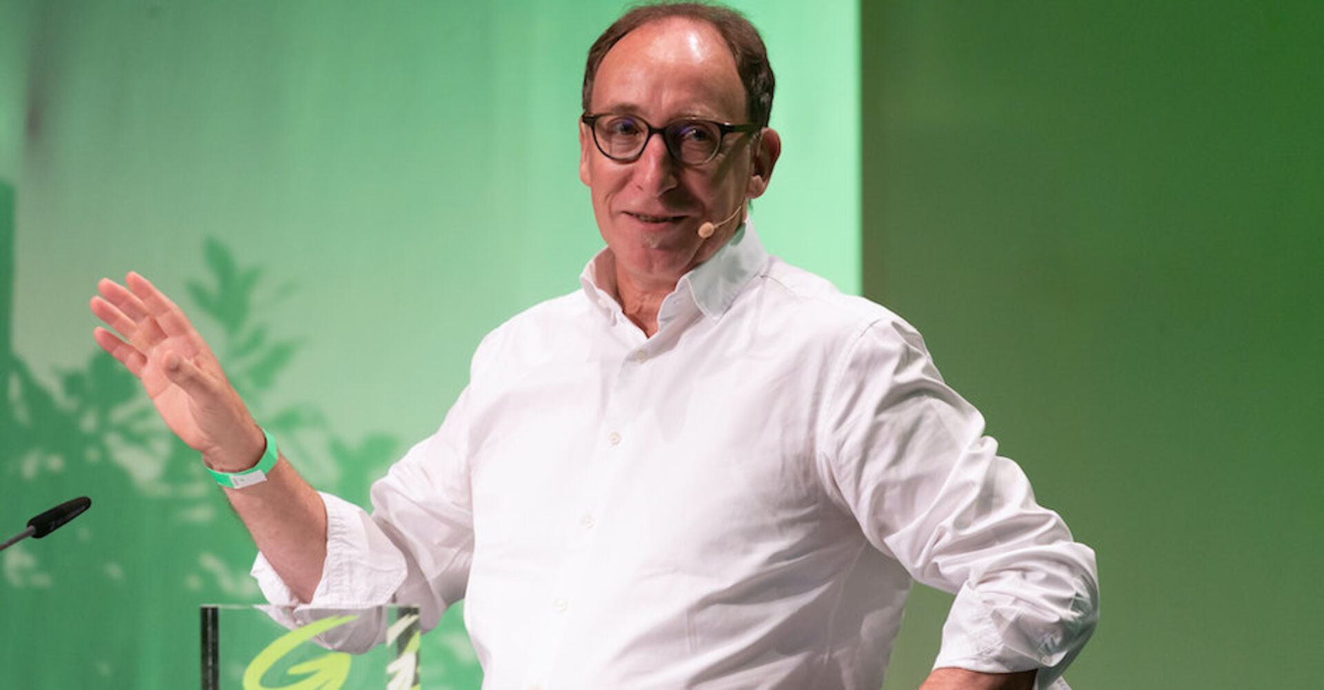 Der Grüne Politiker Johannes Rauch bei einer Parteiveranstaltung