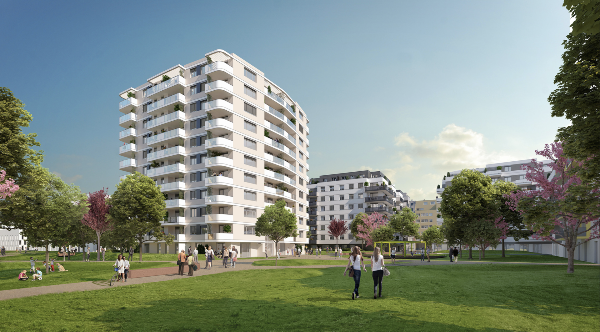 Wohnhaus im Kirschblütenpark | Credit: Zima Holding AG