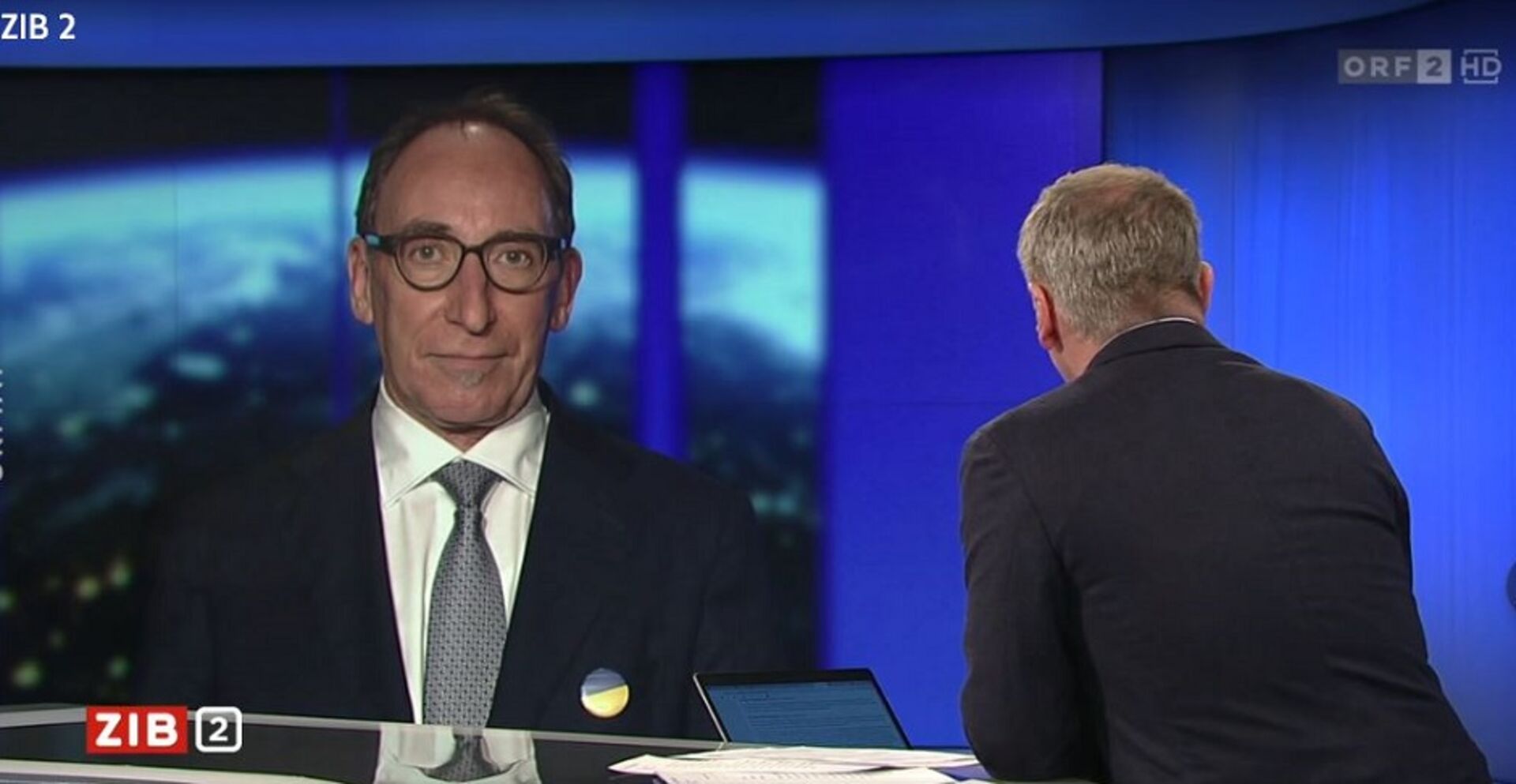 Gesundheitsminister Johannes Wolf ist im Interview in der ZIB2 bei Armin Wolf zugeschalten.
