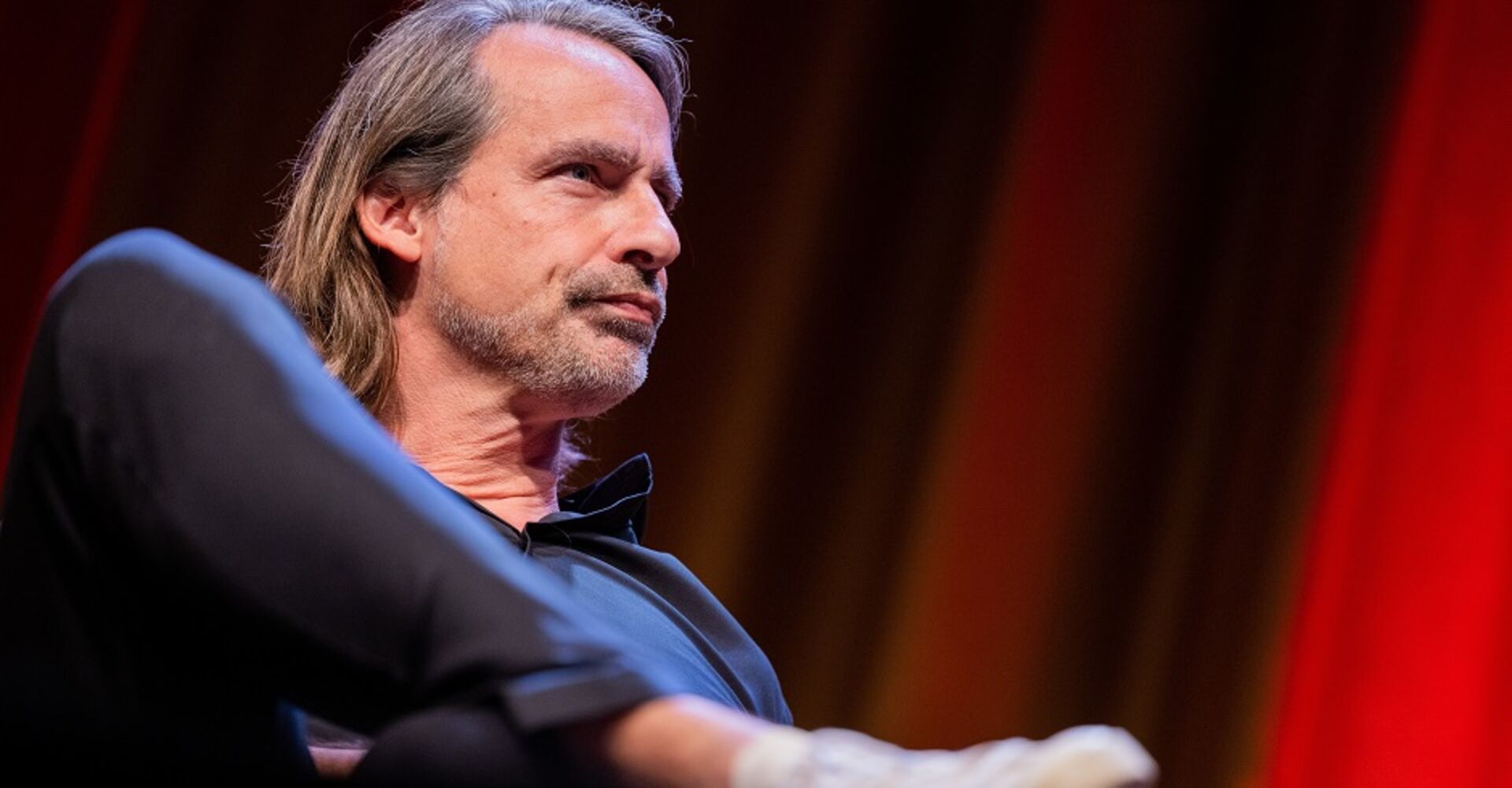 Richard David Precht bei einer Diskussion