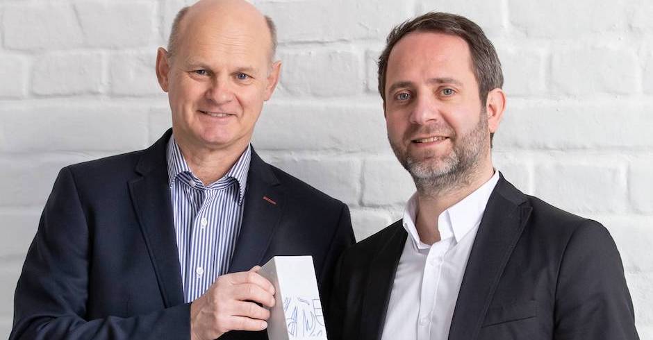 Zwei Männer werben für den Staatspreis Marketing | Credit: Marketing Club Österreich