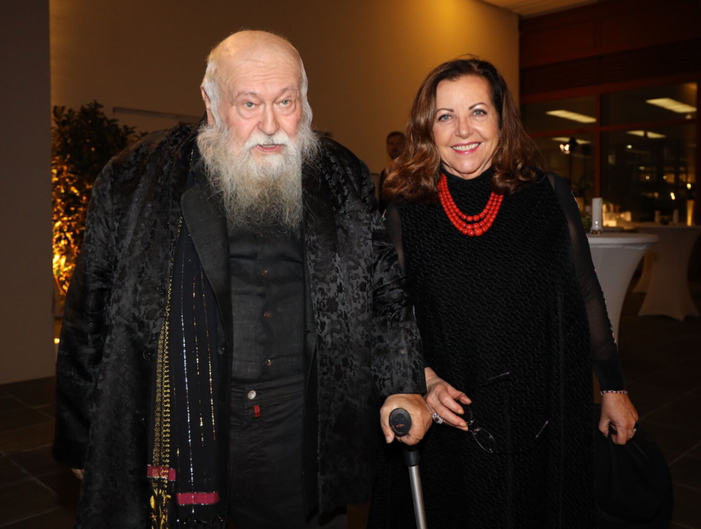 Hermann Nitsch mit Frau I Credit: Karl Schöndorfer/picturedesk.com