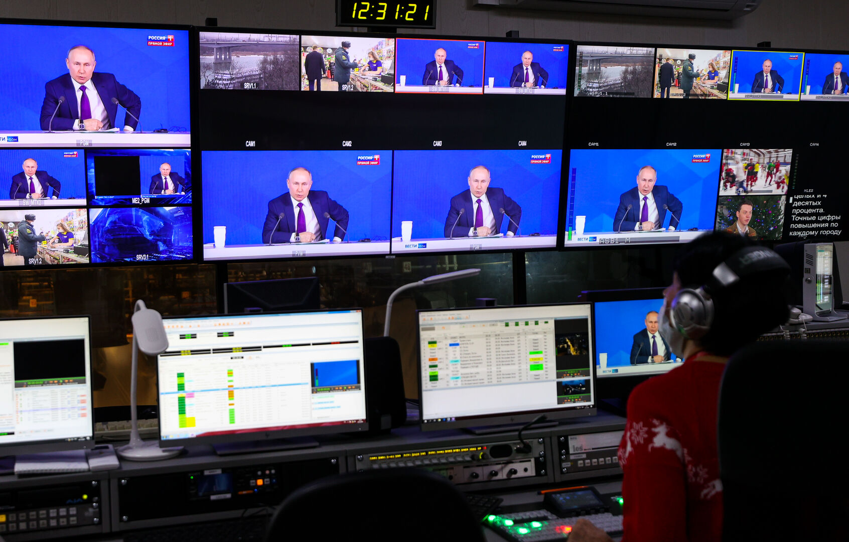 Russisches Staats-TV | Credit: Erik Romanenko / Tass / picturedesk.com