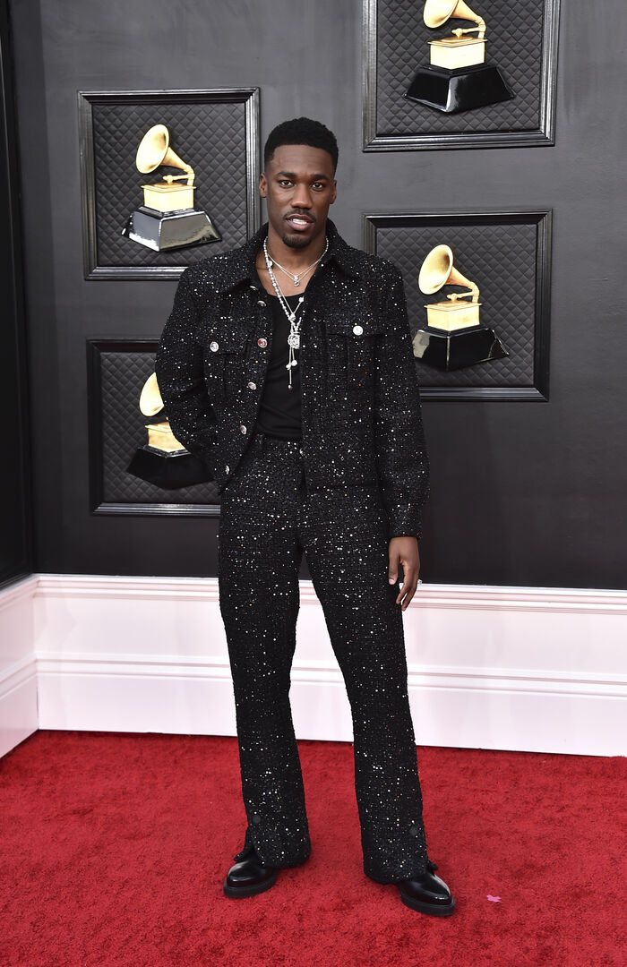 Musiker Giveon bei den Grammys.