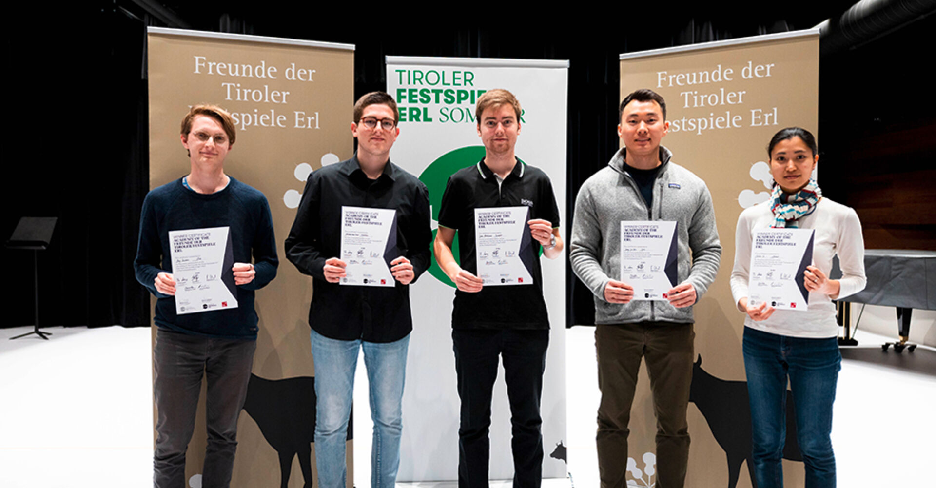 Die Gewinner:innen der Bläserakademie 2022 | Credit: Tiroler Festspiele Erl