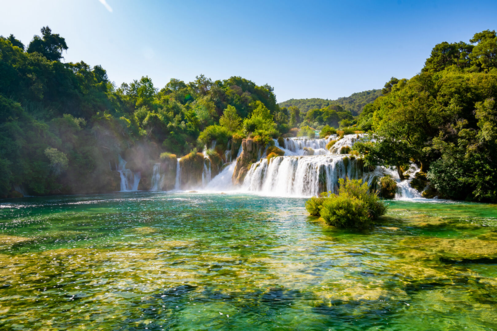 Die Wasserfälle von Skradinski Buk im Nationalpark Krka | Credit: iStock.com/Egeris