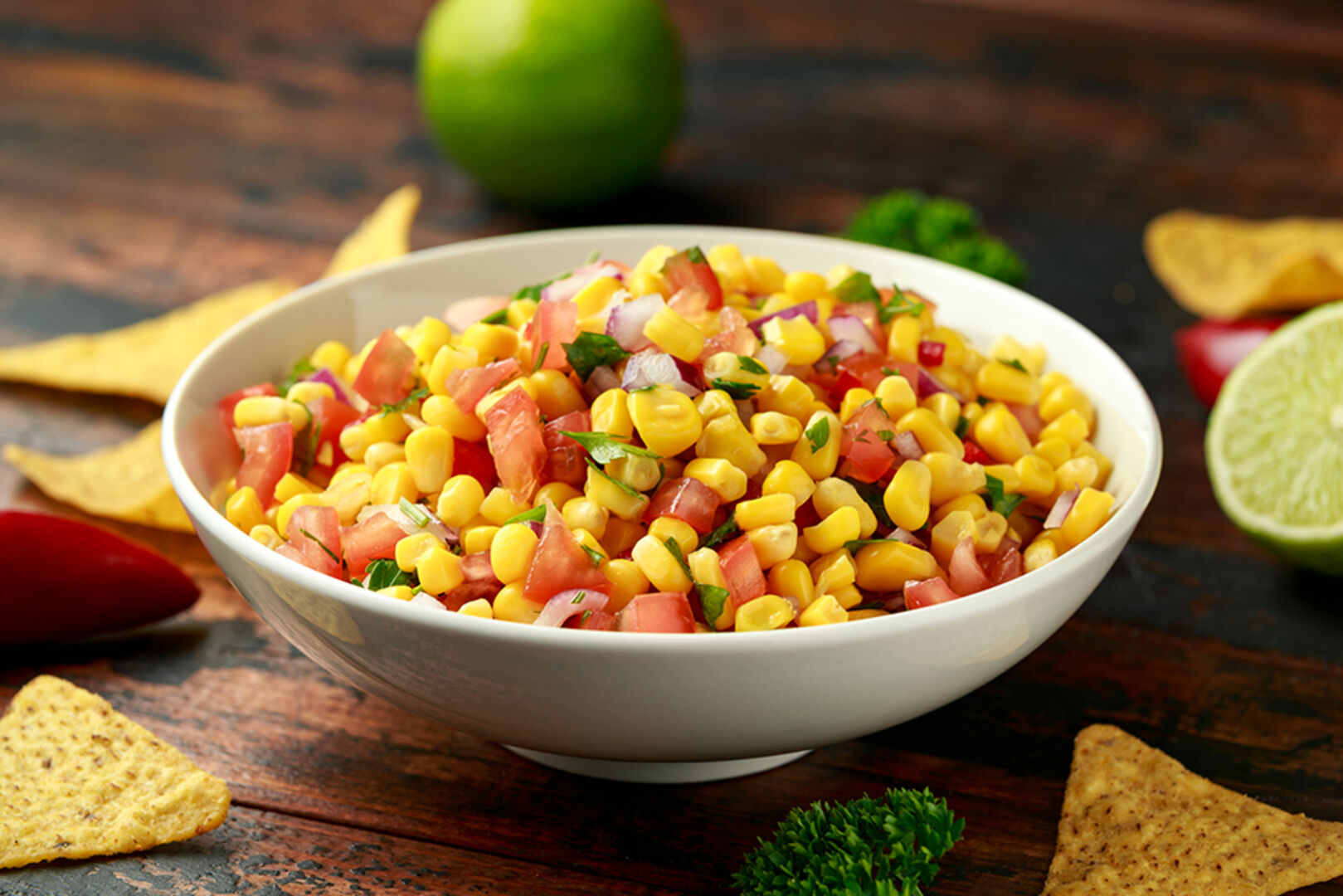 Mexikanische Mais Salsa | Credit: iStock.com/DronG