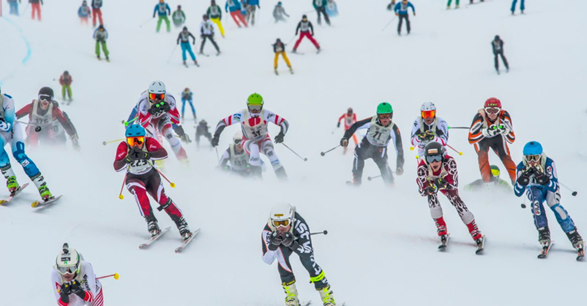 Teilnehmer der Veranstaltung &quot;Der weisse Rausch&quot; | Credit: Sepp Mallaun