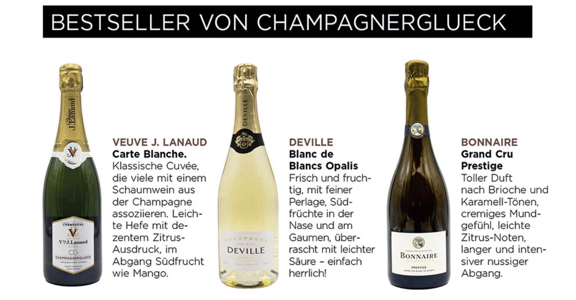 Besteller Champagnerglueck